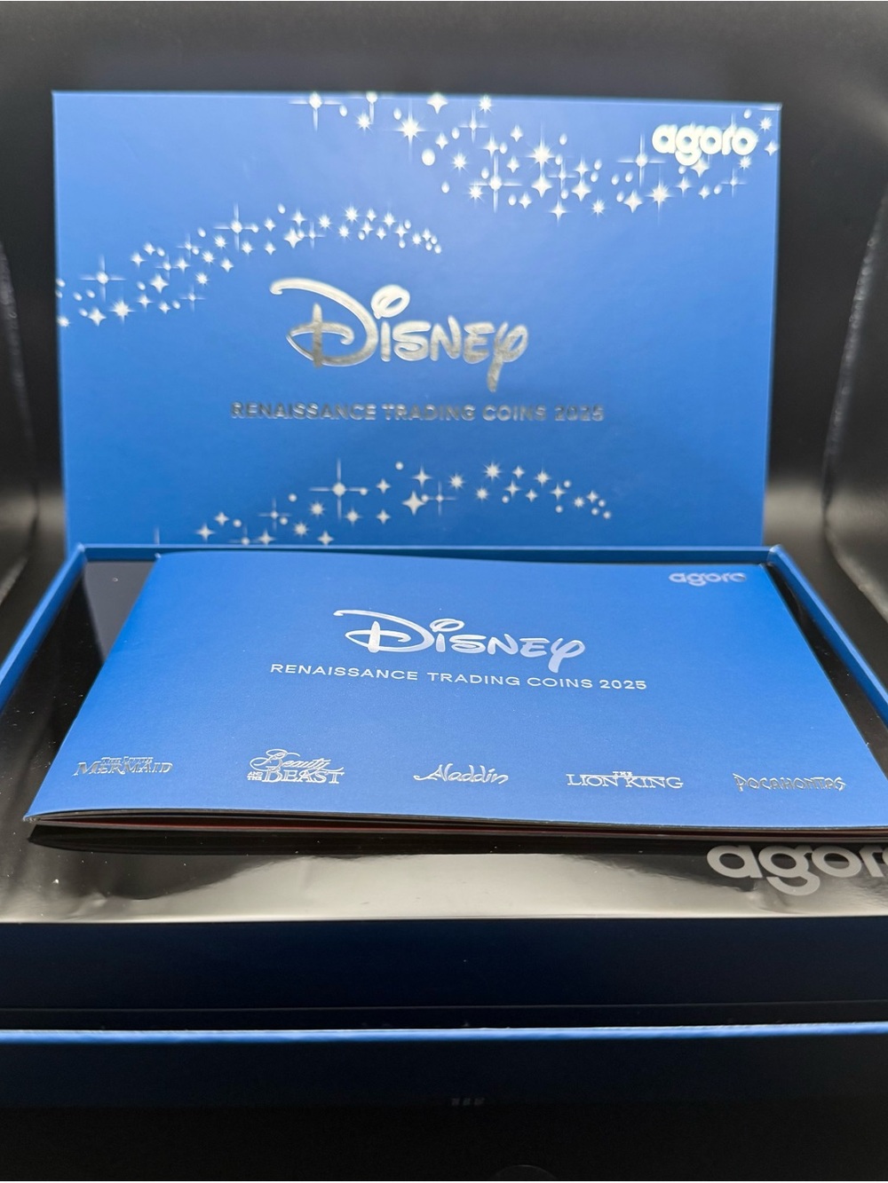 Disney Blue Renaissance Trading Coins Collector Set (New Unsealed)
